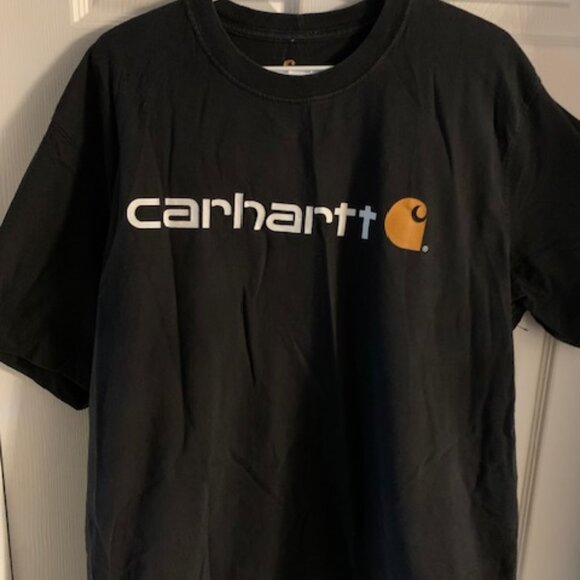 CARHARTT MENS BLACK TEE (XL) - Picture 1 of 3